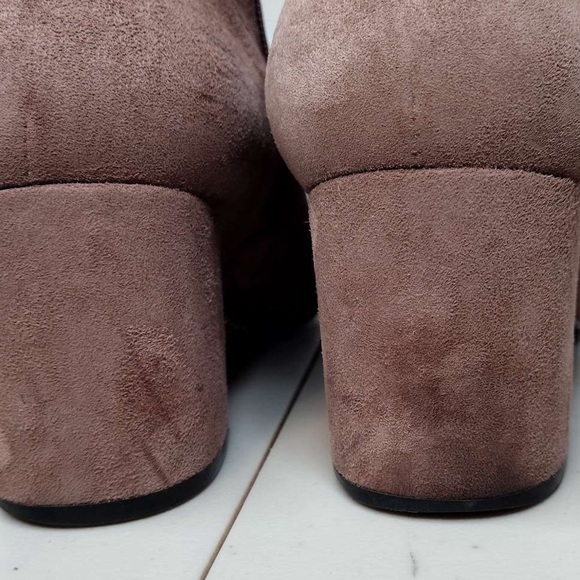 Le Pepe Suede Leather Sz 10 Block Heel Ankle-Boots - Picture 12 of 15